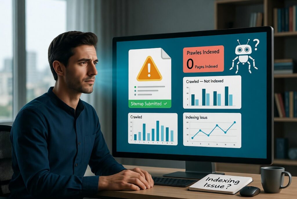 لماذا لا تتم فهرسة موقعي رغم إرسال Sitemap؟ تحليل تقني شامل خطوة بخطوة
